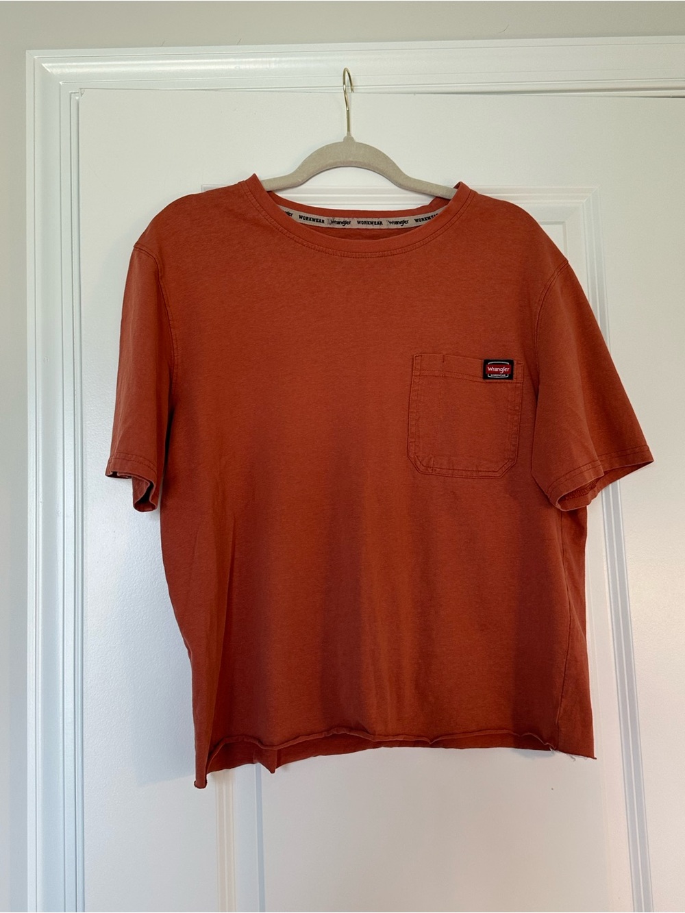 Vintage Wrangler Orange Tee Medium
